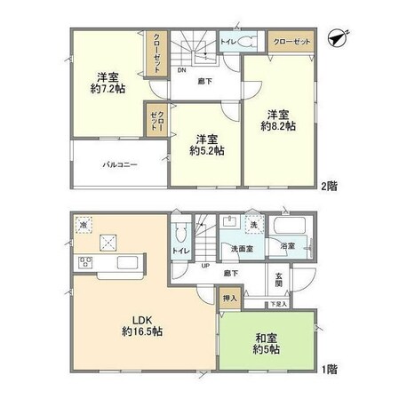 Kolet千葉川戸町の物件間取画像